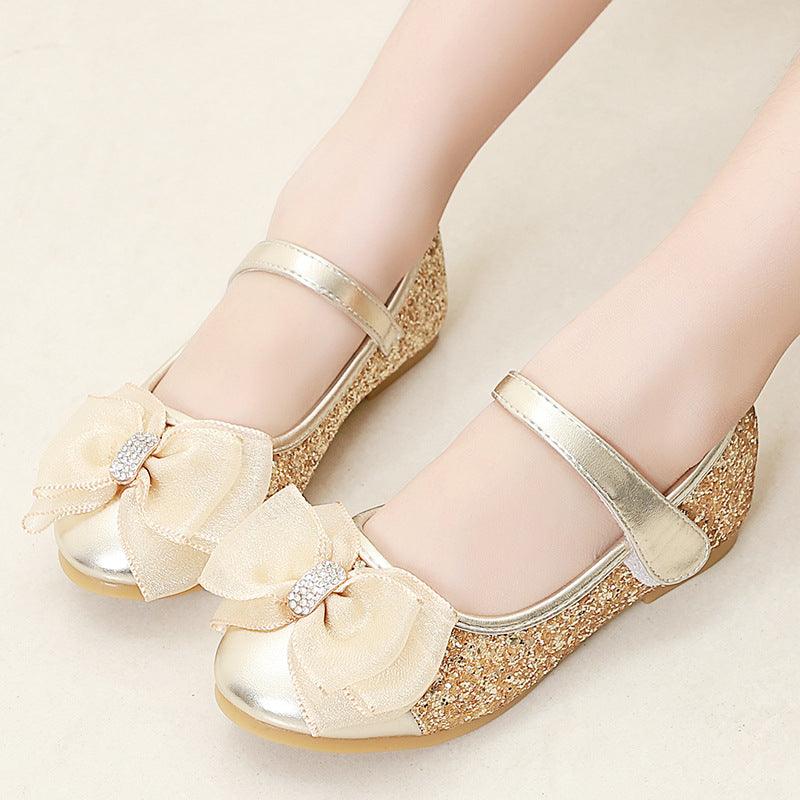 girls' princess sequin flat shoes, view 2 - MRSLM