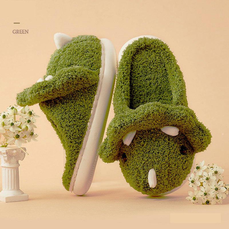 indoor non-slip couple cotton slippers, view 4 - MRSLM