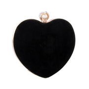 heart-shaped velvet dinner bag, view 9 - MRSLM