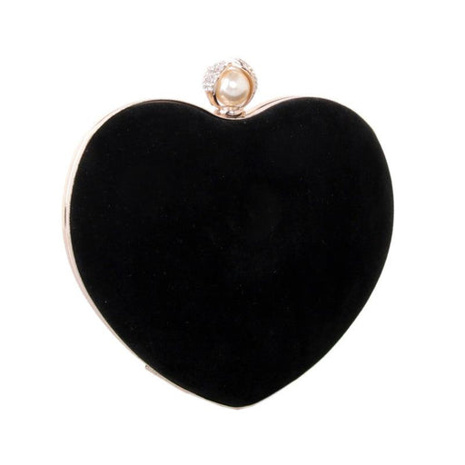 heart-shaped velvet dinner bag - MRSLM