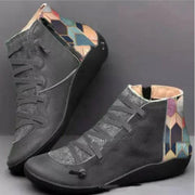 Large size short flat boots - MRSLM