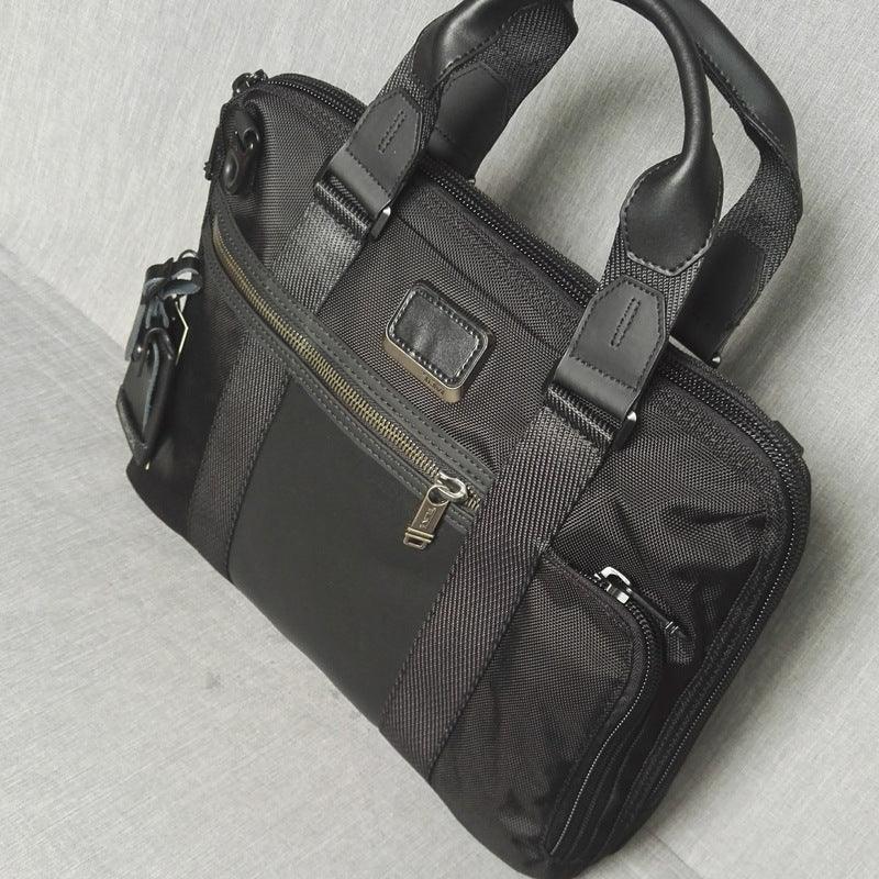Men's nylon messenger bag, view 6 - MRSLM