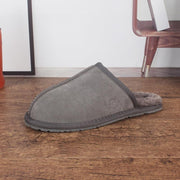 Cowhide thermal non-slip slippers, view 4 - MRSLM