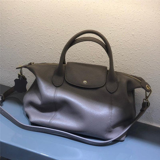 women's cowhide dumpling shoulder bag, view 18 - MRSLM