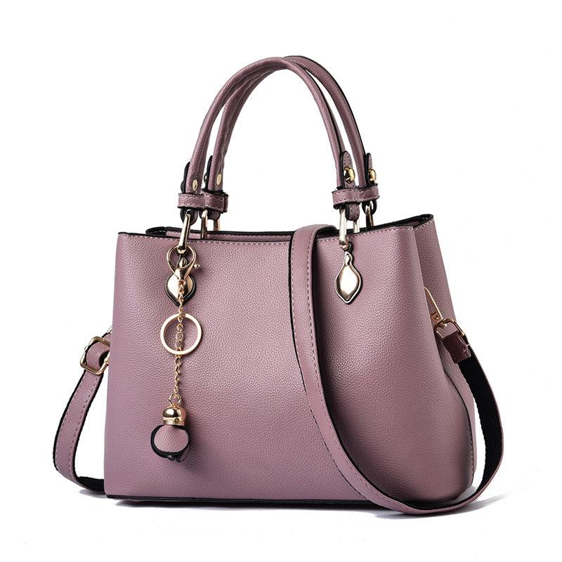 retro pu leather handbag, view 6 - MRSLM