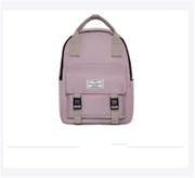 solid color college backpack, view 7 - MRSLM