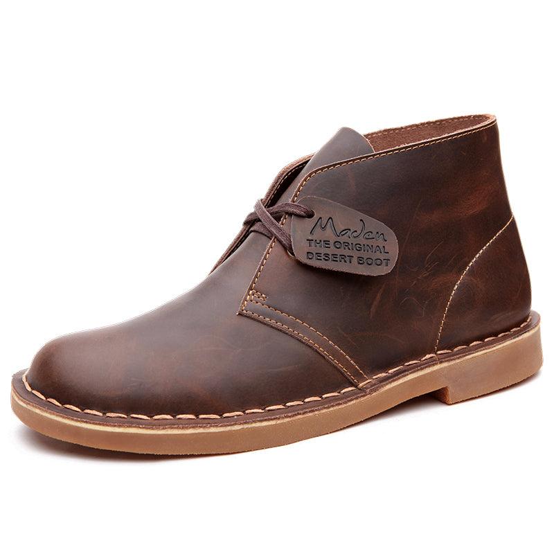 Spring Short British Style High-top Men's Desert Boots