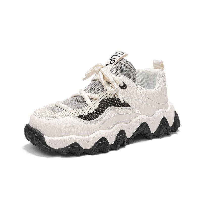 kids' round-toe thick-soled sneakers, view 2 - MRSLM