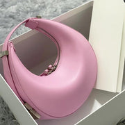 crescent underarm small round bag, view 7 - MRSLM