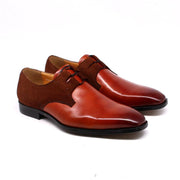 Men's carved Derby shoes, view 5 - MRSLM