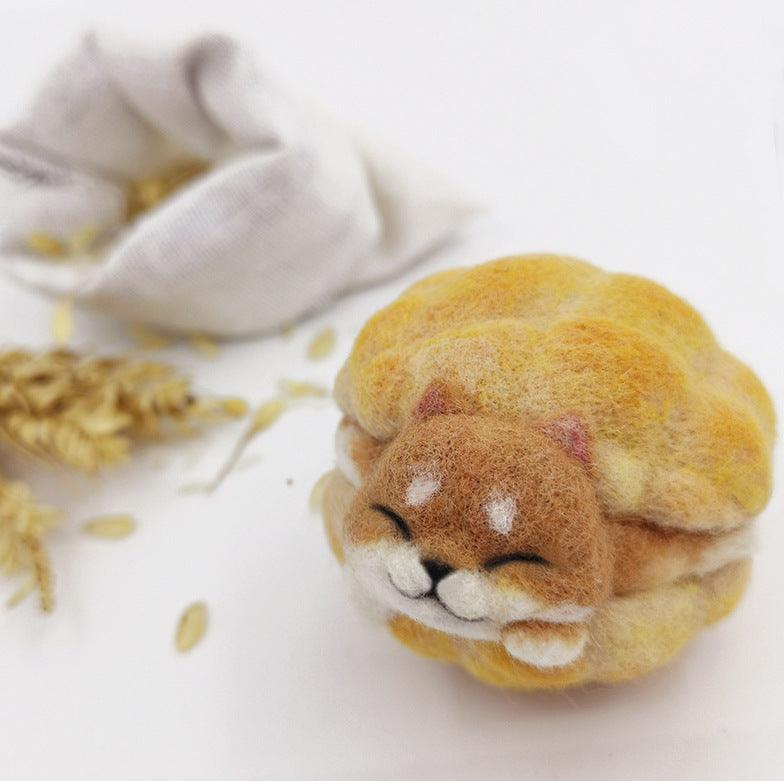 Wool Felt Dumpling Fabric DIY Gift Poke Material Pack