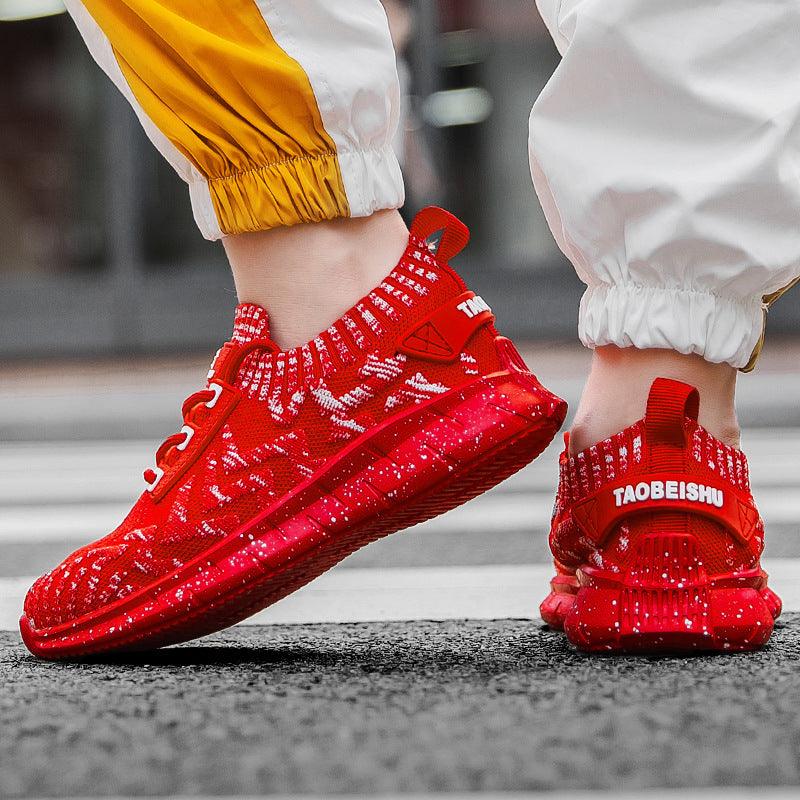 Spring And Autumn Boys Net Shoes Breathable Mesh Lightweight Sneakers