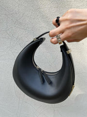 crescent underarm small round bag, view 6 - MRSLM