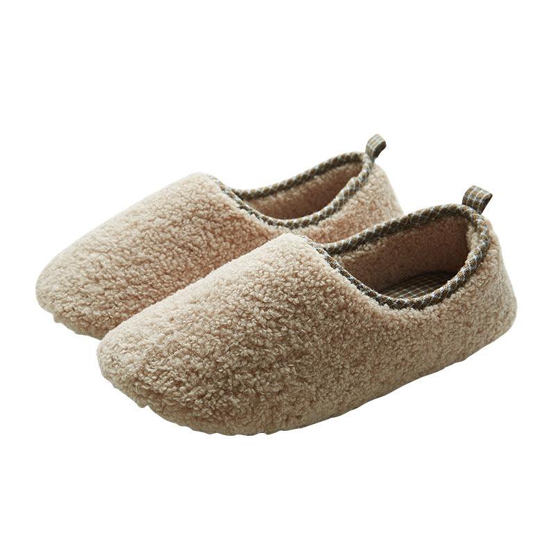 Men and women thick plush cotton slippers, view 3 - MRSLM