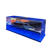 cruise ship drift bottle ornament, view 8 - MRSLM