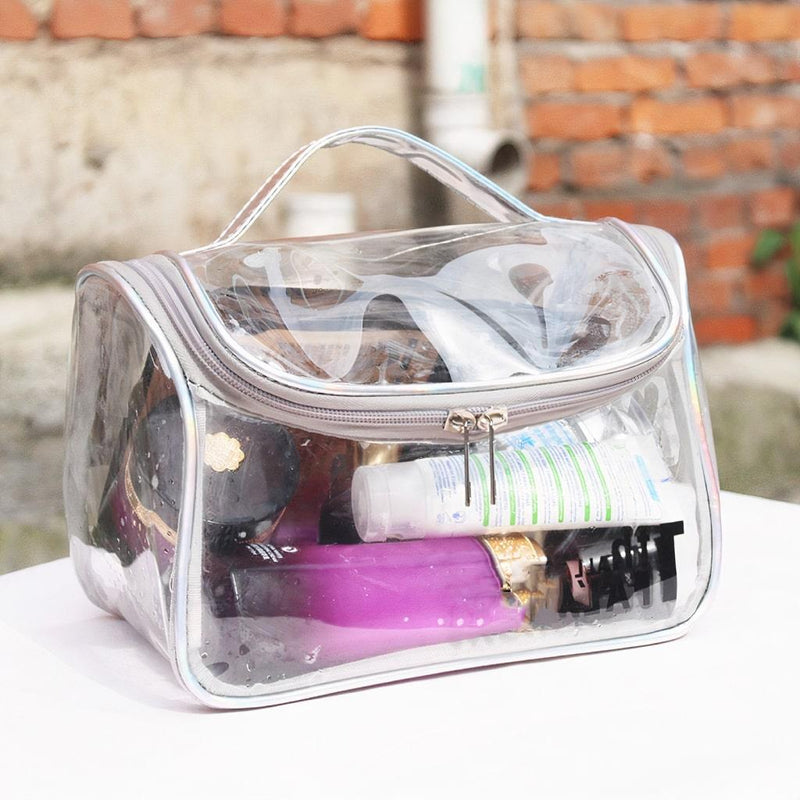 Transparent PVC cosmetic bag, view 2 - MRSLM