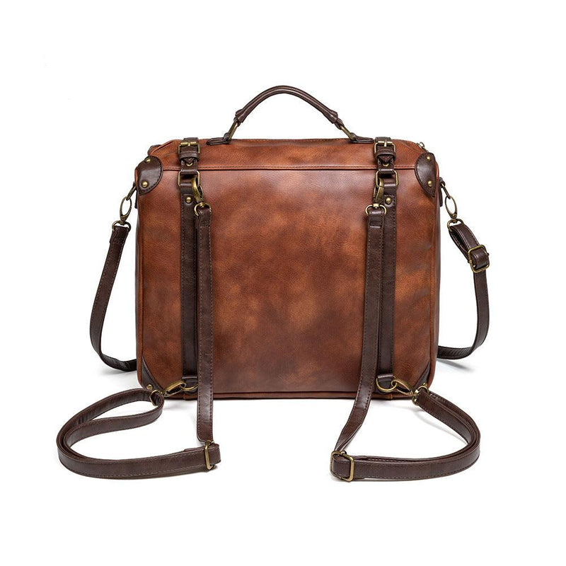 ladies retro steampunk backpack, view 2 - MRSLM