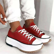 Women's platform canvas shoes - MRSLM