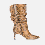 pointed toe stiletto mid-top boots, view 3 - MRSLM