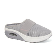 Women's thick-sole mesh wedge slippers, view 5 - MRSLM