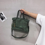 retro large diagonal women's bag, view 6 - MRSLM