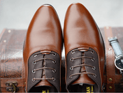 Men's business suit PU leather shoes, view 3 - MRSLM