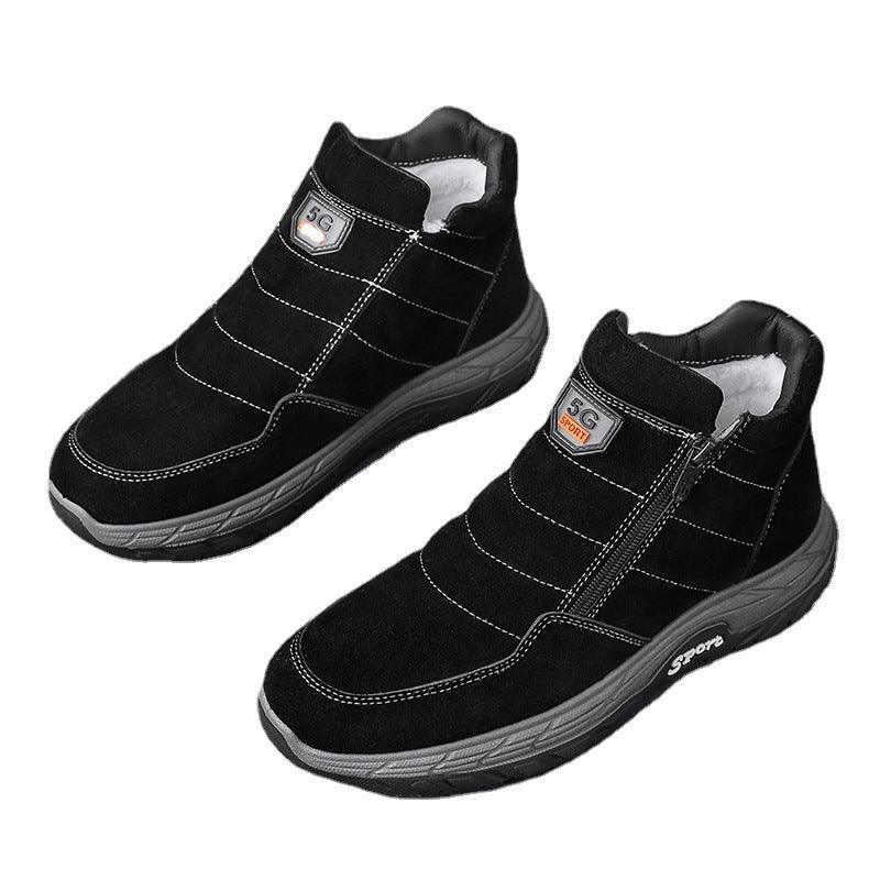 Fleece And Cotton Warm Outdoor Hiking Shoes