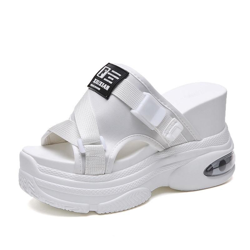 Thick-soled mesh slippers, view 4 - MRSLM