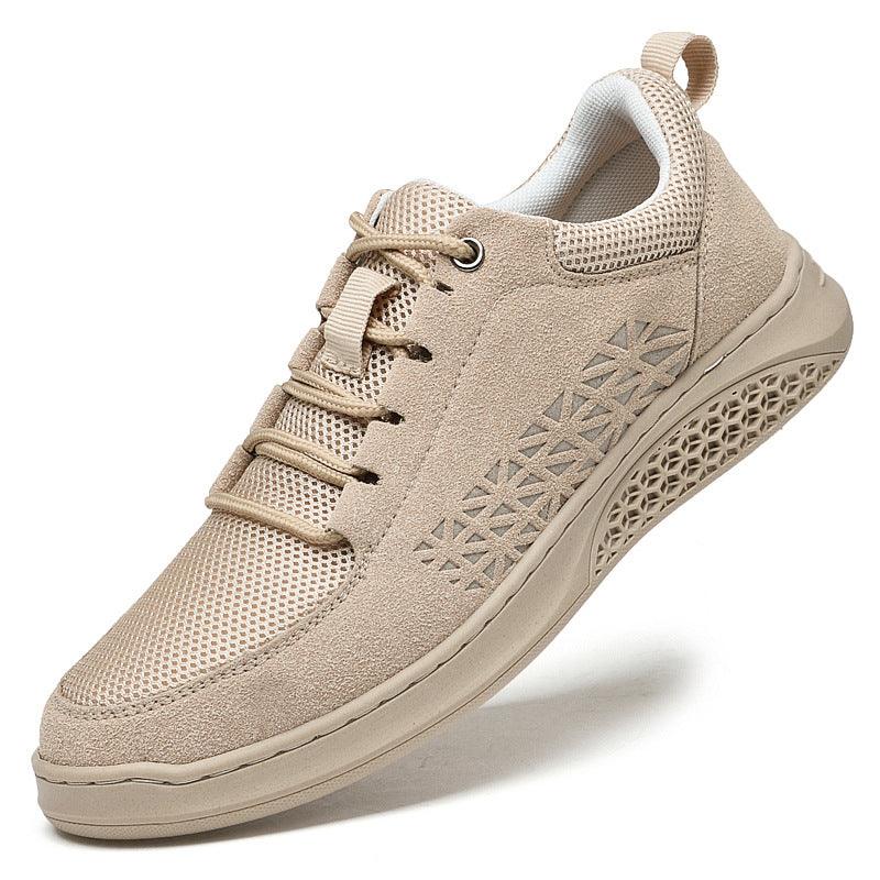 Men's casual mesh and suede sports shoes, view 4 - MRSLM