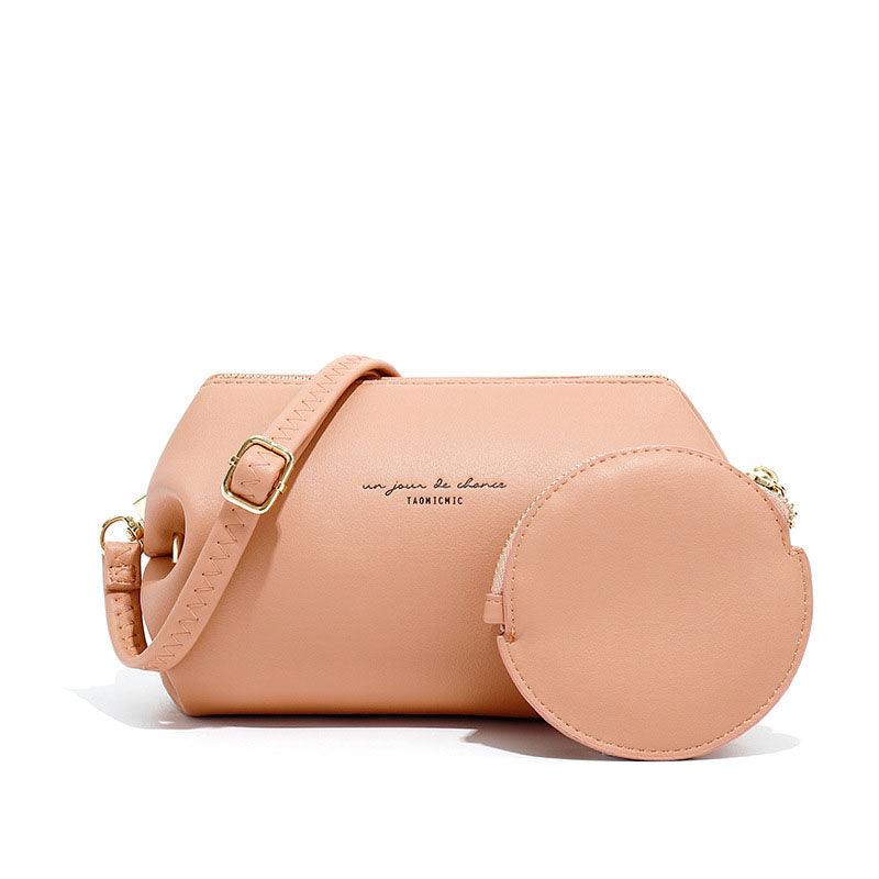 Fashionable Simple Cylindrical Crossbody Female Bag - MRSLM