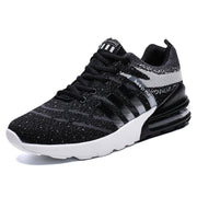 Men's flying woven mesh running shoes, view 12 - MRSLM