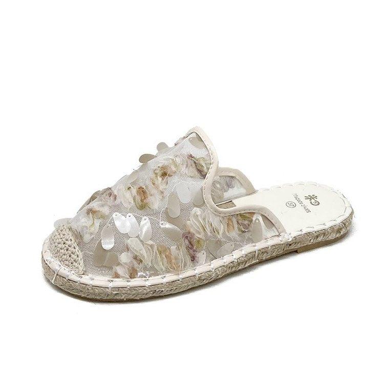 Women's Mori girl braided mesh fisherman shoes - MRSLM