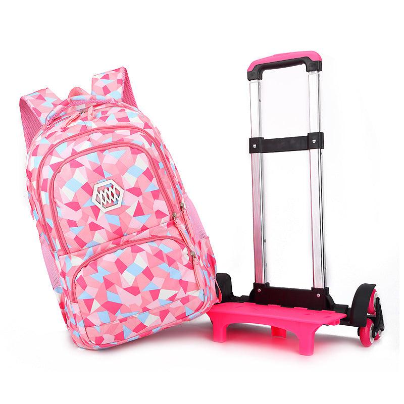 girls trolley school bag, view 4 - MRSLM