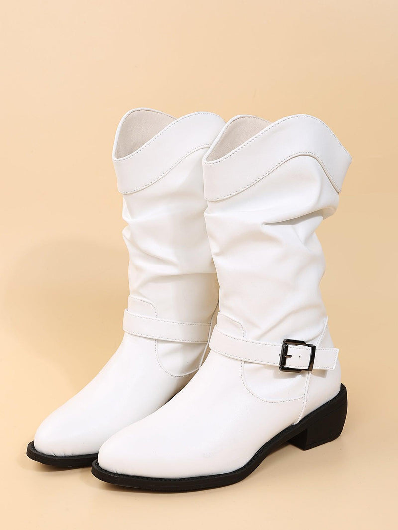 women's mid-tube rider boots, view 3 - MRSLM