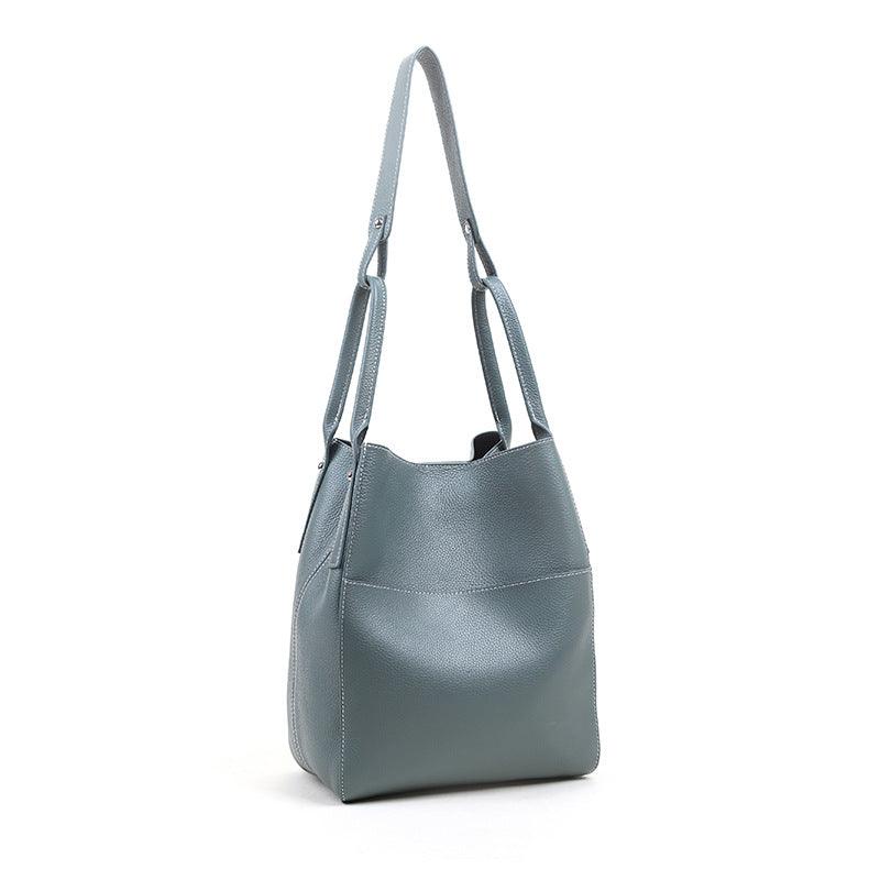 first layer cowhide messenger bag, view 5 - MRSLM