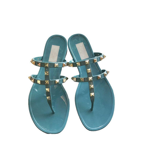 pvc jelly flat sandals, view 3 - MRSLM