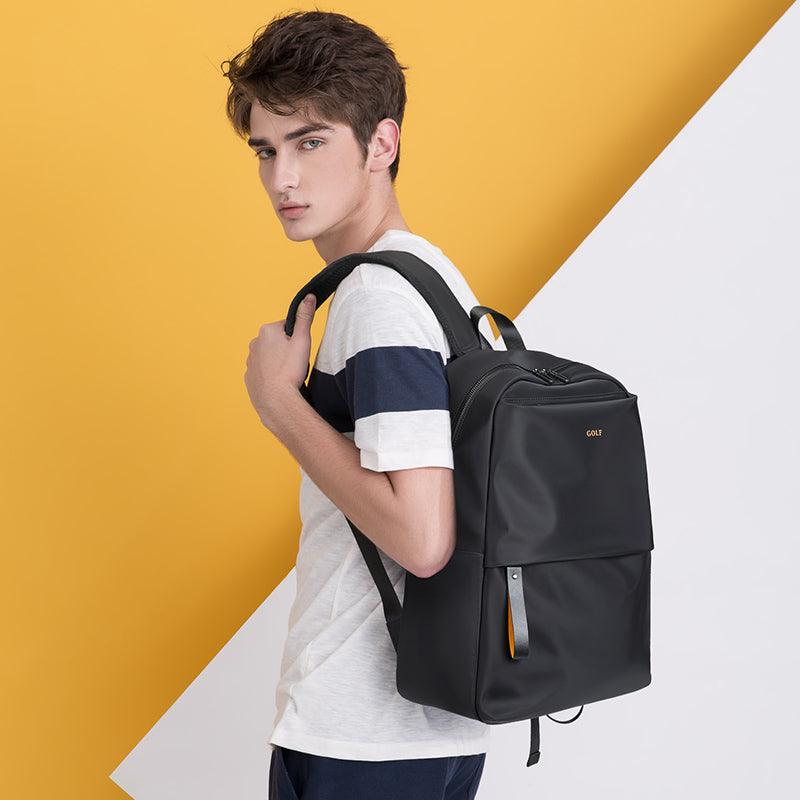 Men's casual nylon backpack, view 6 - MRSLM