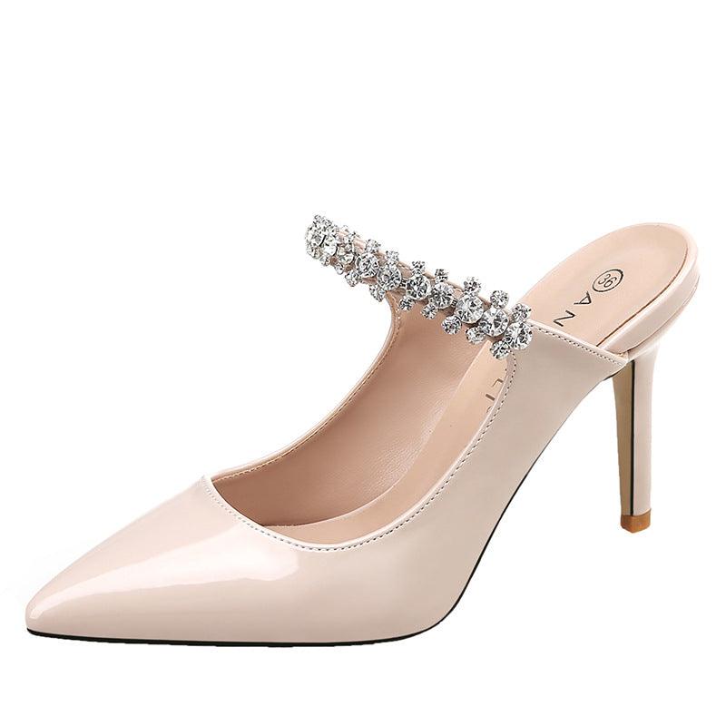 pointed rhinestone high heels, view 7 - MRSLM