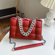 woven chain crossbody bag, view 2 - MRSLM