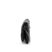 black leather crossbody bag, view 6 - MRSLM