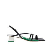 color-matching square toe sandals, view 5 - MRSLM