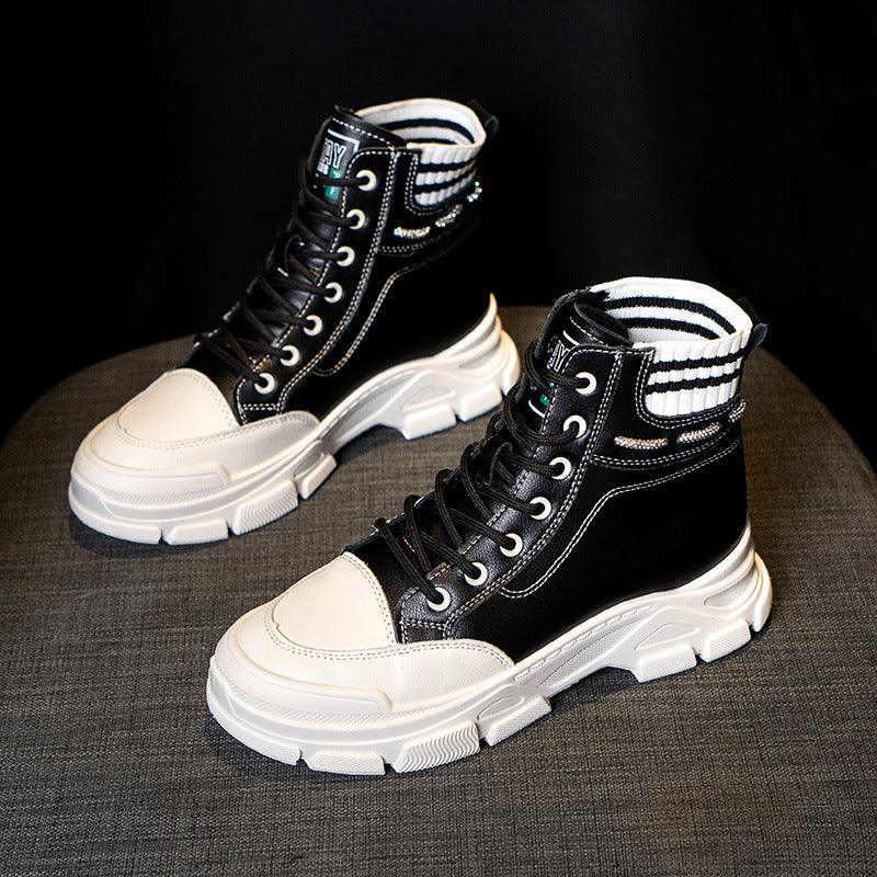 british casual women's martin boots - MRSLM
