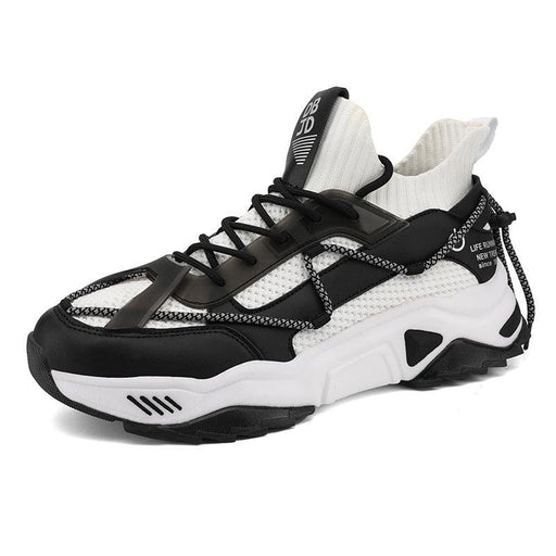 Men's color matching platform sports shoes - MRSLM