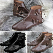 Men's retro lace-up fringed boots, view 4 - MRSLM