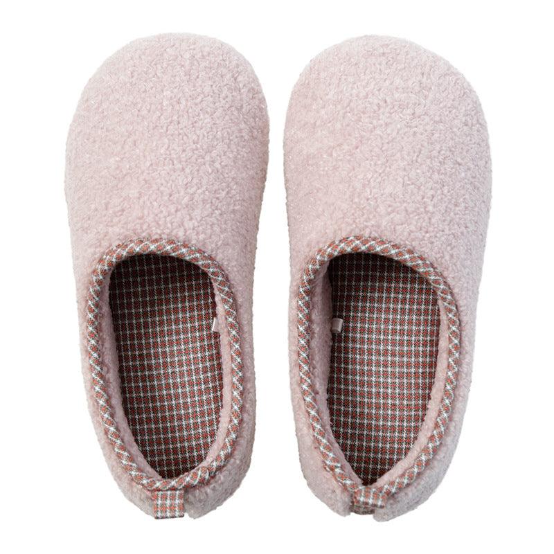 Men and women thick plush cotton slippers, view 7 - MRSLM