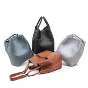 first layer cowhide messenger bag, view 2 - MRSLM