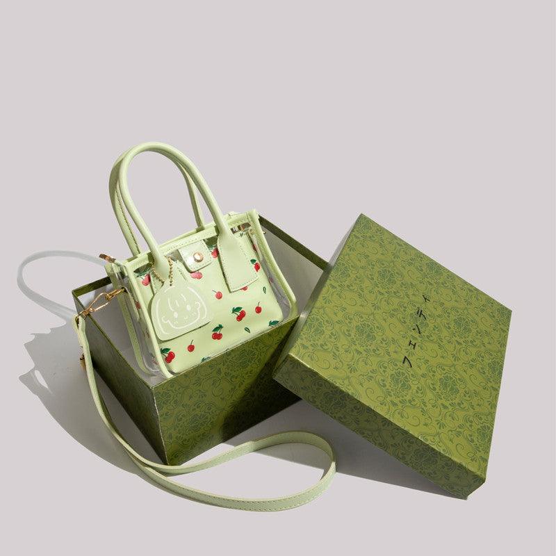 multicolor printed crossbody bag, view 6 - MRSLM