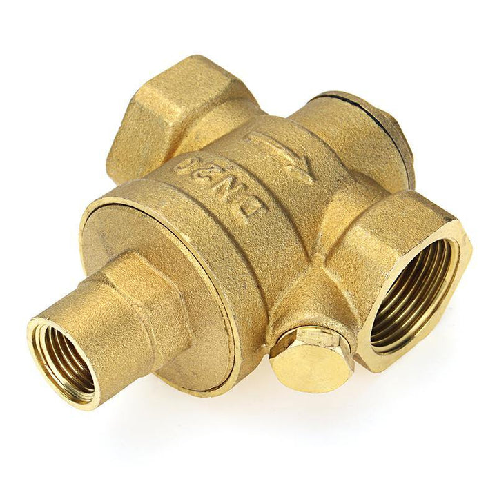 TMOK Brass Adjustable Water Heater Pressure Reducing Valve 1/2" 3/4" 1" 1-1/4" 1-1/2" 2" Safety Relief Valve Pressure Regulator Controller - MRSLM