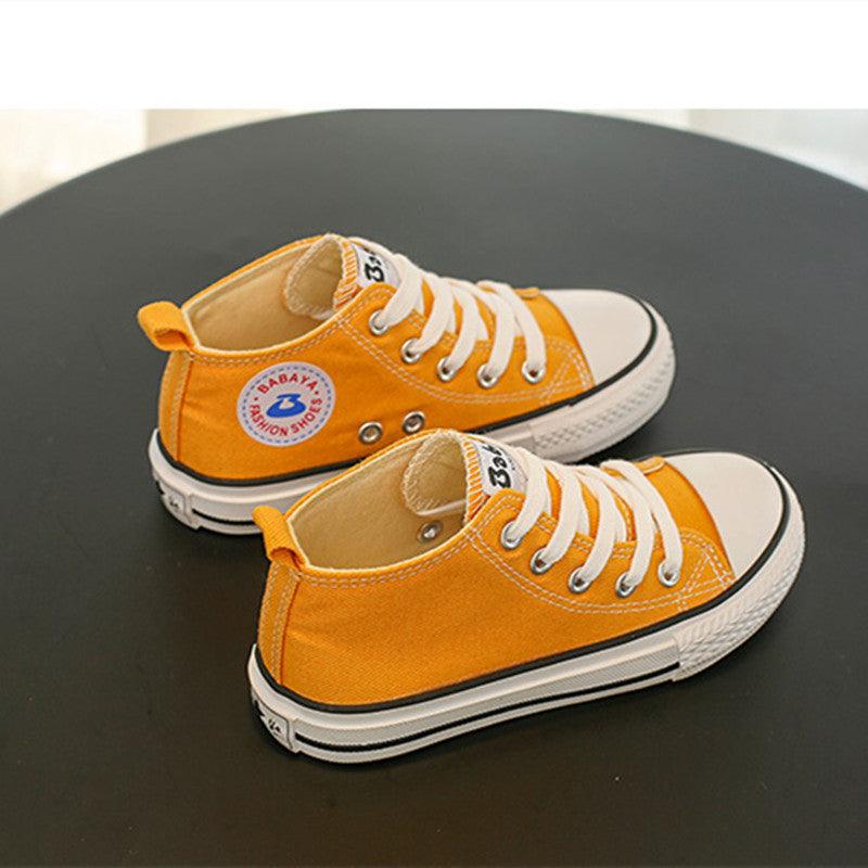 Children's Canvas Shoes Boys' Cloth Casual Mid-cut Autumn