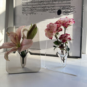 creative acrylic art frame vase - MRSLM